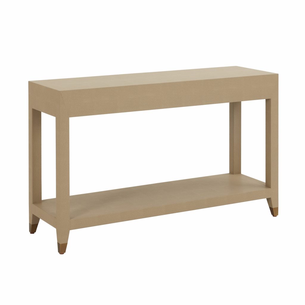 Richmond Shagreen 2 Drawer Console Table Grosvenor Furniture