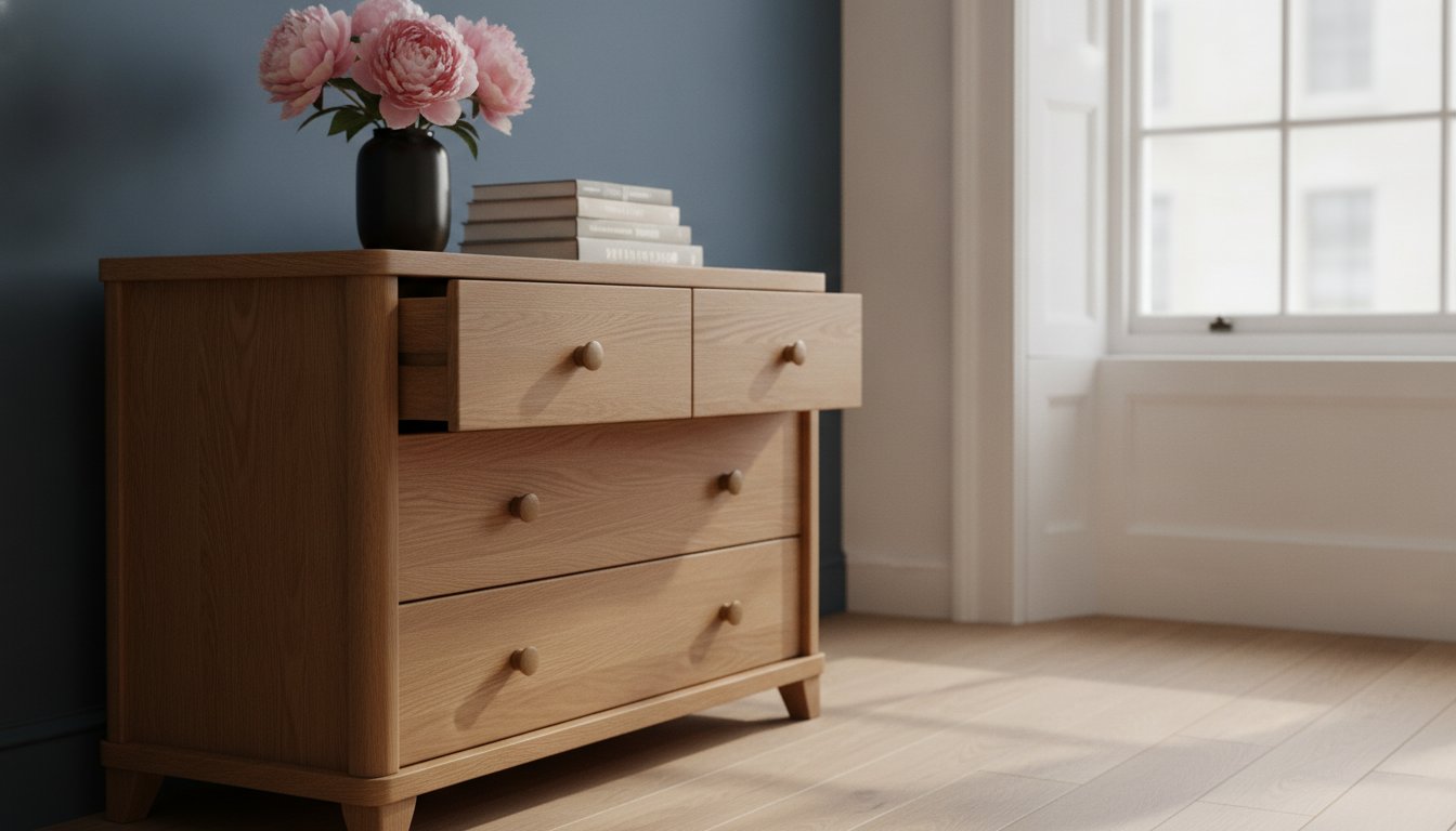 Read more about the article The Definitive Guide to Choosing a Solid Oak Chest of Drawers in the UK