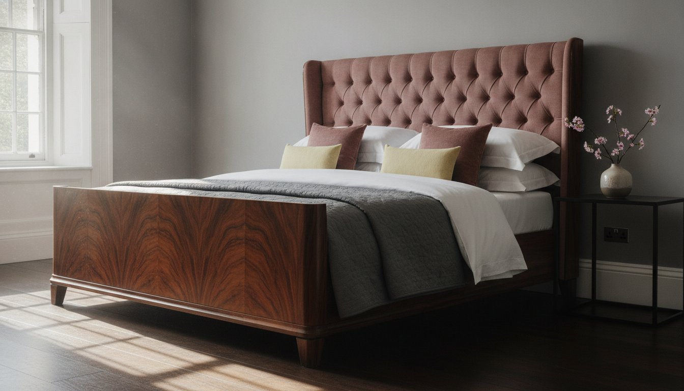 Read more about the article The Timeless Allure of the Mahogany Upholstered Bed: A Masterclass in Bedroom Elegance